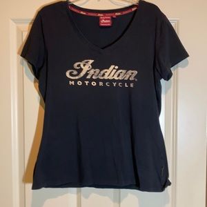 Ladies Short Sleeve Indian Motorcycle T-Shirt